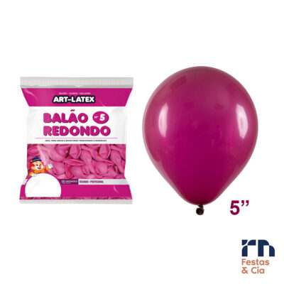 Kit Balão Redondo Liso Numero 05 Diversas Cores - 150 Unidades Art Latex - Image 3