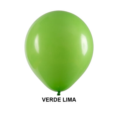 Balão Redondo Liso Numero 09 Cor Verde Lima - 50 Unidades Art Latex - Image 2