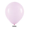 Balão Bexiga Numero 16 Rosa Candy Pastel - 12 Unidades Art Latex - Image 2