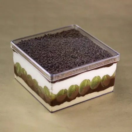 Cake Box cristal quadrada com tampa (1,5l) - Imagem 3