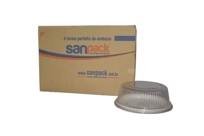 Embalagem Bolo Pequena Sanpack S-32 Brm Tampa Média C/100 Pr - Sanpack