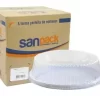 Embalagem Pet Torta Média Tampa Média Sanpack S-56 Branca C/50