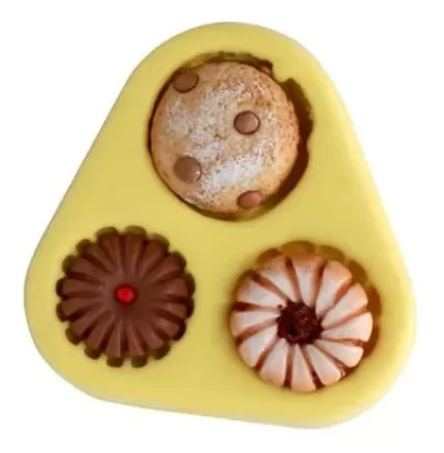 Moldes De Silicone Rosquinha, Biscoito Cookie Blue Star - Image 2