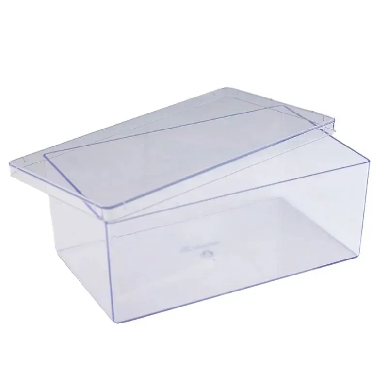 Cake Box Cristal Retangular com Tampa 1,500mL Bluestar