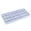 Forma Para Chocolate Bombom CEU ESTRELADO 1 - 10G - Transparente