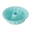 Forma De Silicone Redonda Pudim Verde - Image 2