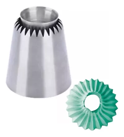 Bicos Para Confeitar Sultan Aço Inox Prata 795XL