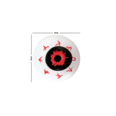 Enfeite de Halloween "Olhos assustadores" 6 unidades - Imagem 2