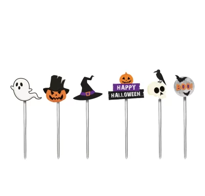 Pick Decorativo Halloween Scary Night c/ 12