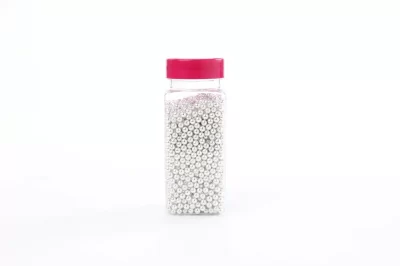 Confeito Sugar Beads Perolizados Prata 4mm - Image 4