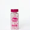 Confeito Sugar Beads Perolizado Rosa E Branco - Image 2