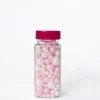 Confeito Sugar Beads Perolizado Rosa E Branco - Image 3