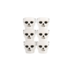 Mini Balde Caveiras  Halloween  Kit C/6