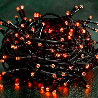 Cordão 100 LEDs Laranja 127v - 5m - Image 3