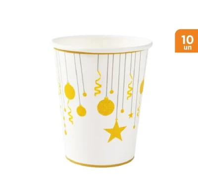 Copo de papel Merry Christmas - 270ml