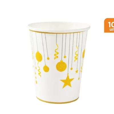 Copo de papel Merry Christmas - 270ml