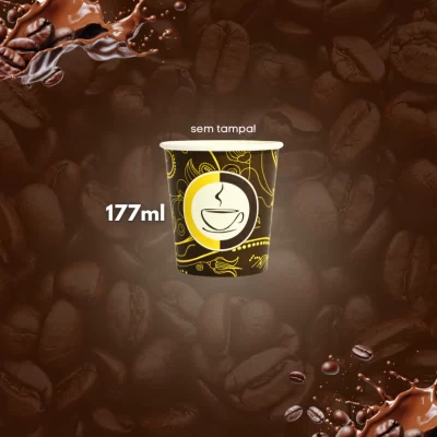 Copo de papel para café - 177ml