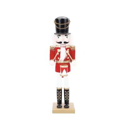 Soldado de chumbo quebra nozes com bumbo