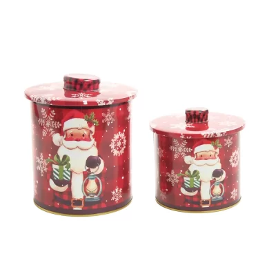 Jogo de latas Noel - 2 peças