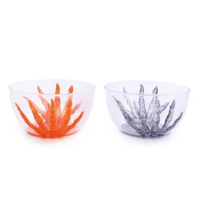 Bowl Composê Halloween Roxo e Laranja