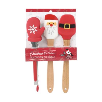 Espátula Natalina Colorido Kit com 3 peças