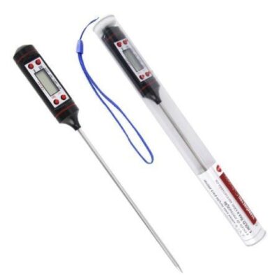 Termômetro Culinário Plástico Inox 23 Cm X 2 Cm