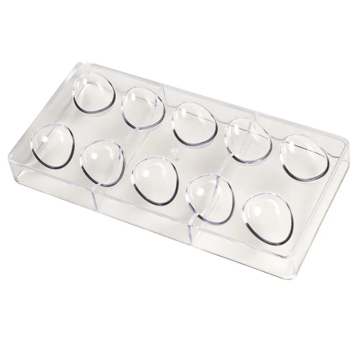 Forma Acrílica Para Chocolate Ovinho 20g Transparente