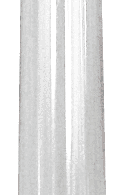 Tubete grande com tampa laranja - 10 unidades