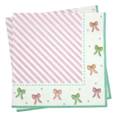 Guardanapo laços e listras