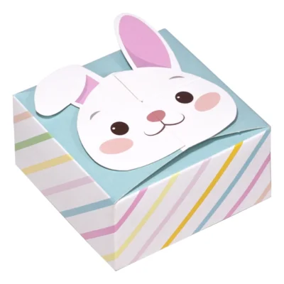 Caixa lock Páscoa Colorida para 4 doces