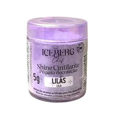 Pó para decoração Shine Cintilante - Lilás - 5g