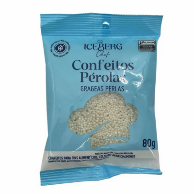 Confeitos Pérolas - Perolado - 80g