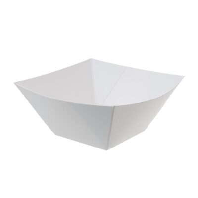 Bandeja de papel - branca - 3 unidades