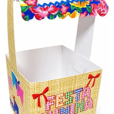 Cachepot Festa Junina Barraca Xódo 19,5cm C/8 Unidades