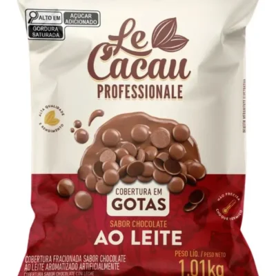 Cobertura em gota sabor ao leite - LeCacau
