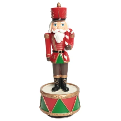 Soldado de chumbo decorativo com som e movimento